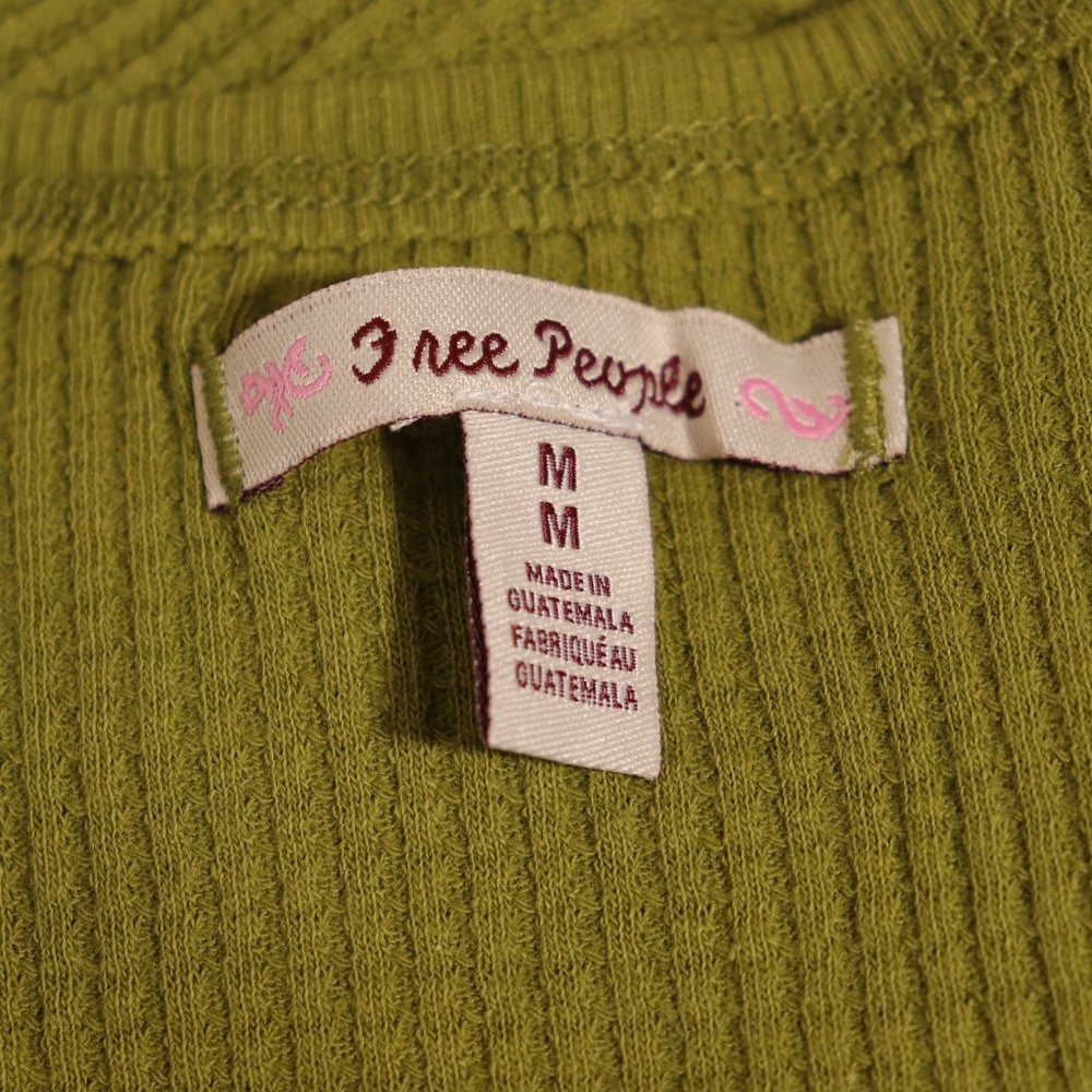NWT Free People Santa Clara Thermal in Ferngully - Picture 16 of 16
